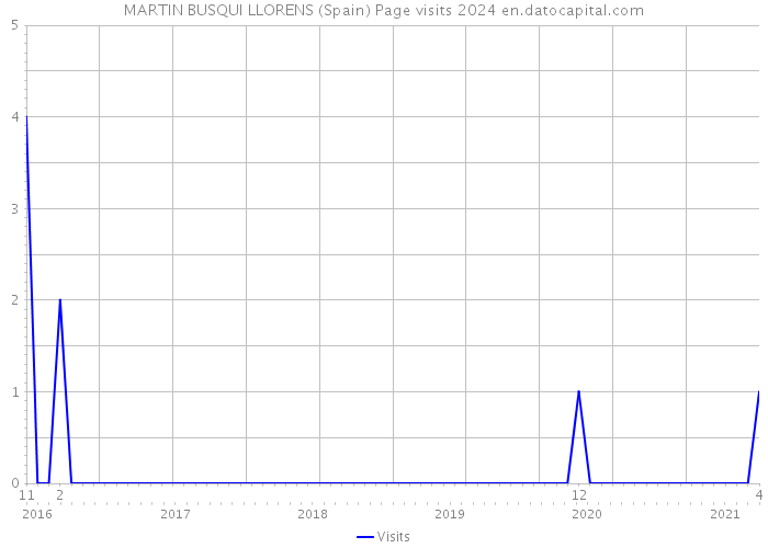 MARTIN BUSQUI LLORENS (Spain) Page visits 2024 
