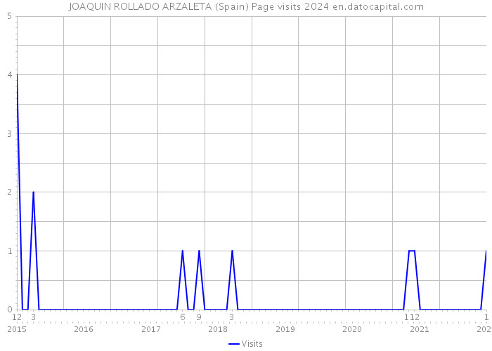 JOAQUIN ROLLADO ARZALETA (Spain) Page visits 2024 