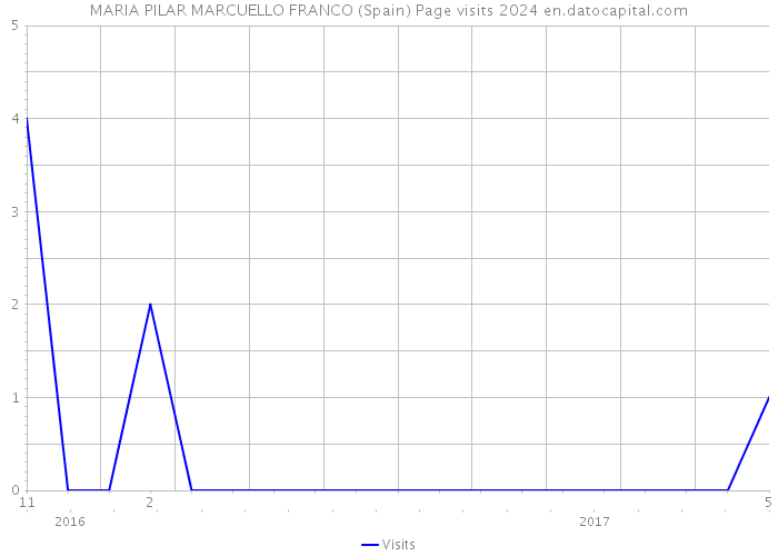 MARIA PILAR MARCUELLO FRANCO (Spain) Page visits 2024 