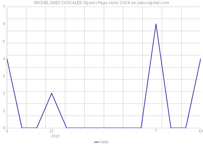 MIGUEL SAEZ CASCALES (Spain) Page visits 2024 