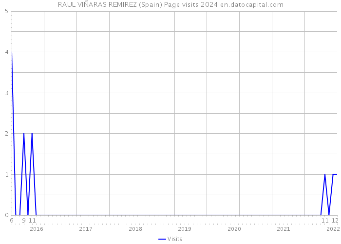 RAUL VIÑARAS REMIREZ (Spain) Page visits 2024 