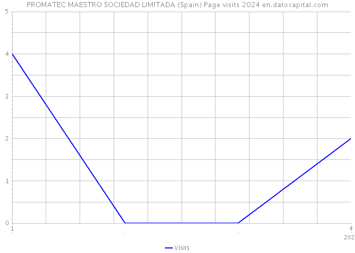 PROMATEC MAESTRO SOCIEDAD LIMITADA (Spain) Page visits 2024 