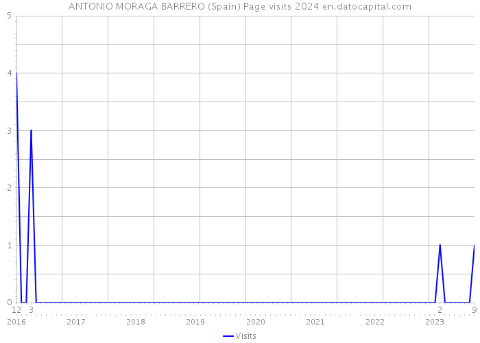 ANTONIO MORAGA BARRERO (Spain) Page visits 2024 