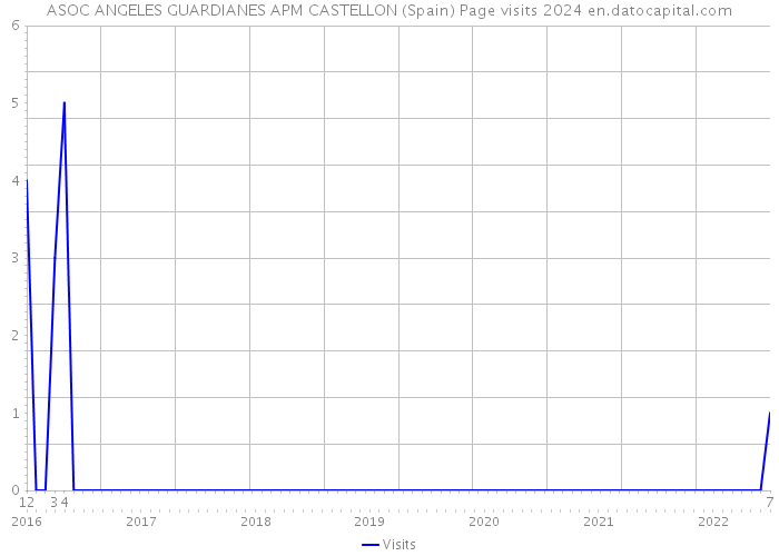 ASOC ANGELES GUARDIANES APM CASTELLON (Spain) Page visits 2024 