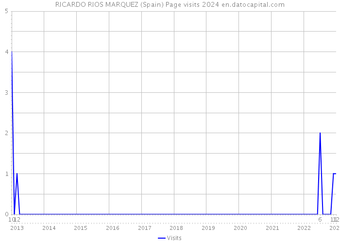 RICARDO RIOS MARQUEZ (Spain) Page visits 2024 