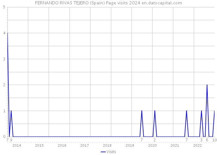 FERNANDO RIVAS TEJERO (Spain) Page visits 2024 