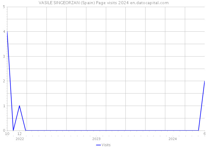 VASILE SINGEORZAN (Spain) Page visits 2024 