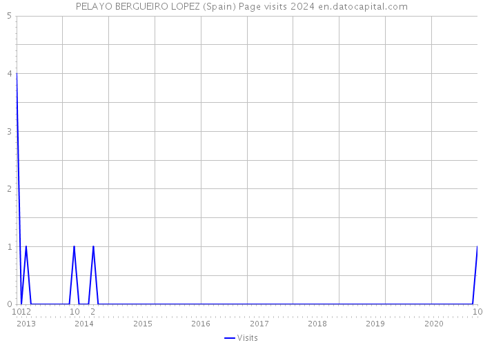 PELAYO BERGUEIRO LOPEZ (Spain) Page visits 2024 