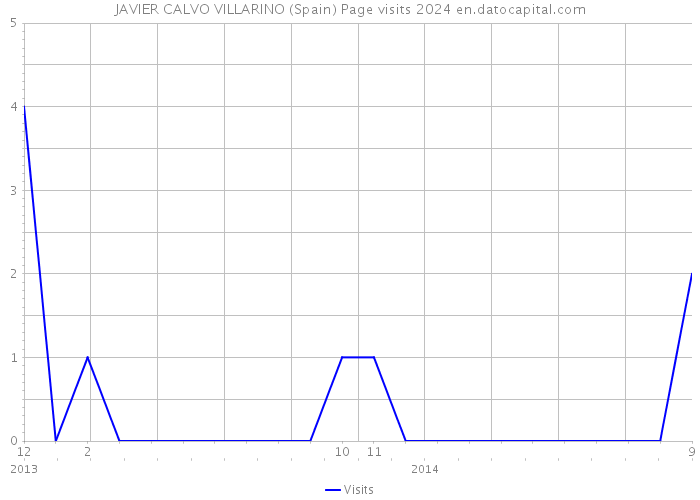 JAVIER CALVO VILLARINO (Spain) Page visits 2024 
