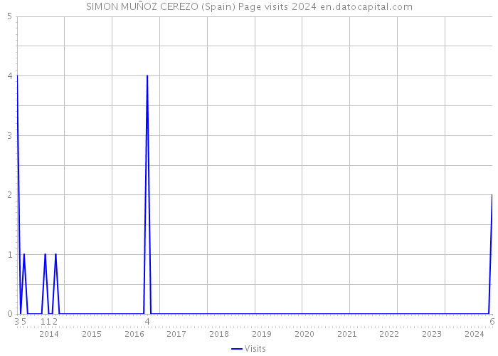 SIMON MUÑOZ CEREZO (Spain) Page visits 2024 