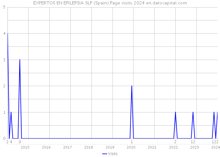 EXPERTOS EN EPILEPSIA SLP (Spain) Page visits 2024 