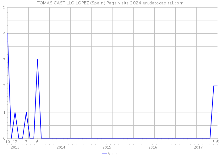 TOMAS CASTILLO LOPEZ (Spain) Page visits 2024 