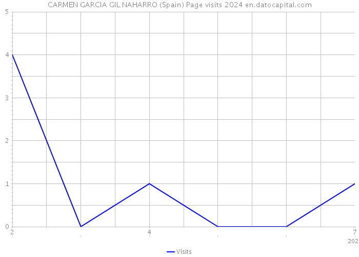 CARMEN GARCIA GIL NAHARRO (Spain) Page visits 2024 