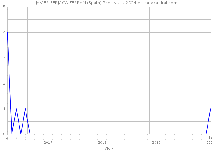 JAVIER BERJAGA FERRAN (Spain) Page visits 2024 