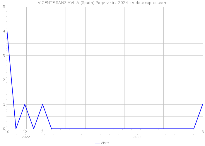 VICENTE SANZ AVILA (Spain) Page visits 2024 