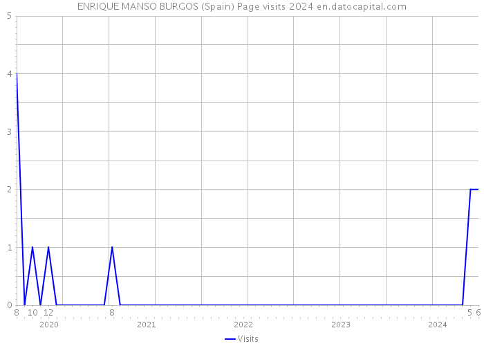 ENRIQUE MANSO BURGOS (Spain) Page visits 2024 