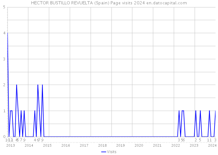HECTOR BUSTILLO REVUELTA (Spain) Page visits 2024 