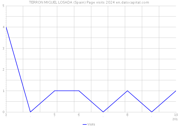 TERRON MIGUEL LOSADA (Spain) Page visits 2024 