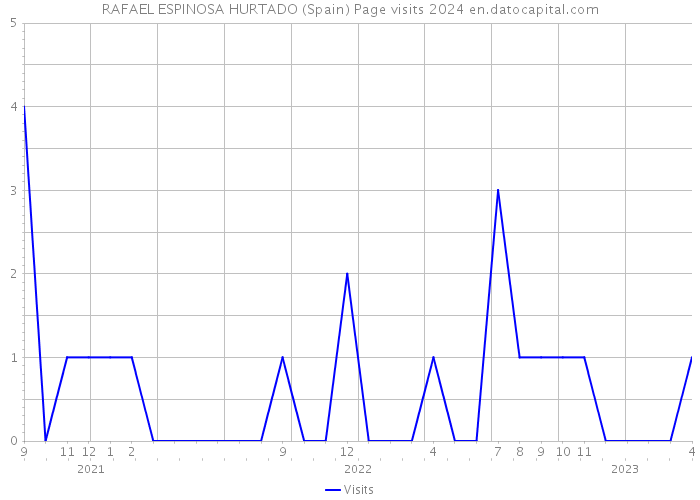 RAFAEL ESPINOSA HURTADO (Spain) Page visits 2024 