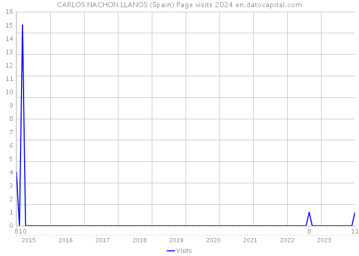 CARLOS NACHON LLANOS (Spain) Page visits 2024 