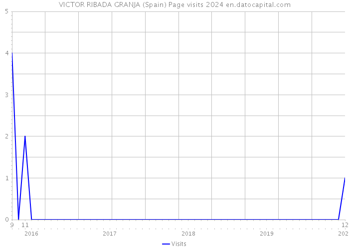 VICTOR RIBADA GRANJA (Spain) Page visits 2024 