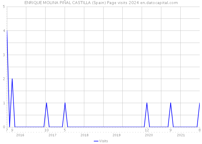 ENRIQUE MOLINA PIÑAL CASTILLA (Spain) Page visits 2024 