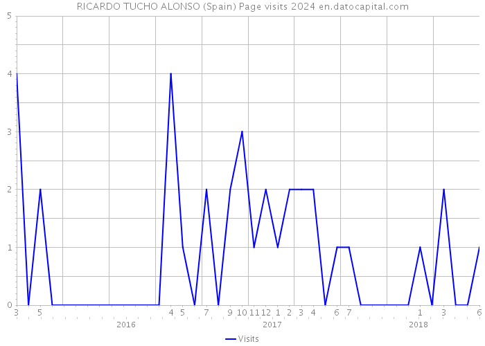 RICARDO TUCHO ALONSO (Spain) Page visits 2024 