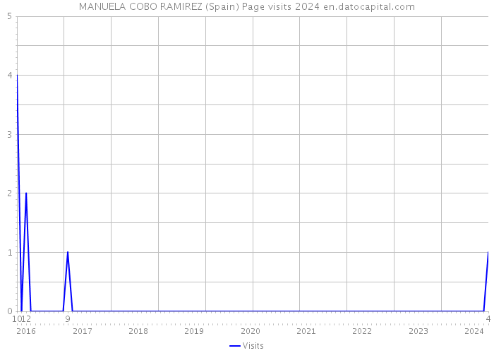MANUELA COBO RAMIREZ (Spain) Page visits 2024 