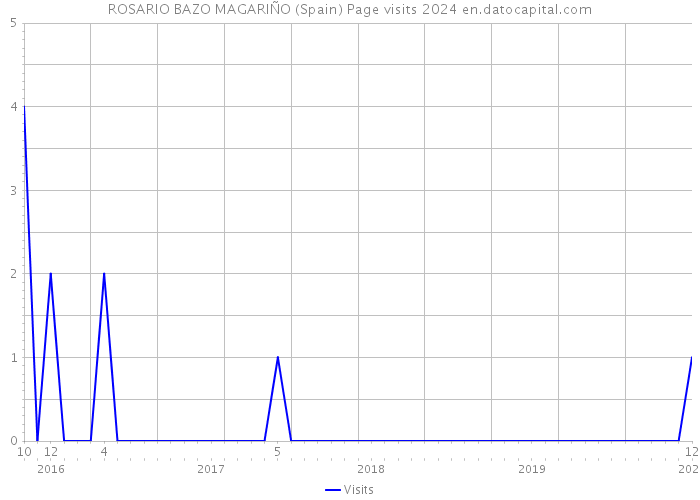 ROSARIO BAZO MAGARIÑO (Spain) Page visits 2024 