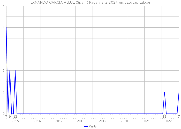 FERNANDO GARCIA ALLUE (Spain) Page visits 2024 