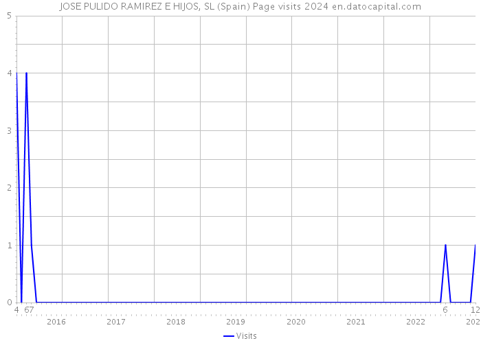 JOSE PULIDO RAMIREZ E HIJOS, SL (Spain) Page visits 2024 