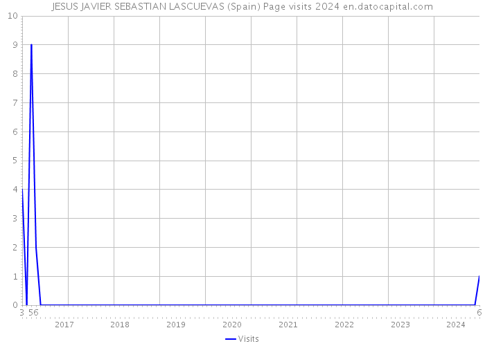 JESUS JAVIER SEBASTIAN LASCUEVAS (Spain) Page visits 2024 