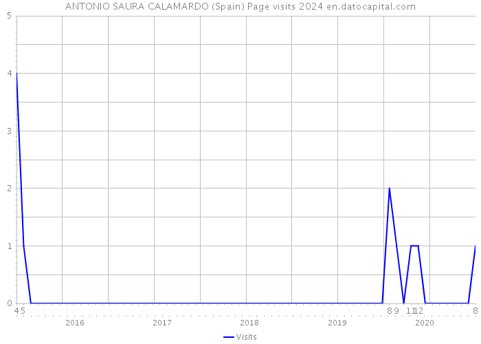 ANTONIO SAURA CALAMARDO (Spain) Page visits 2024 