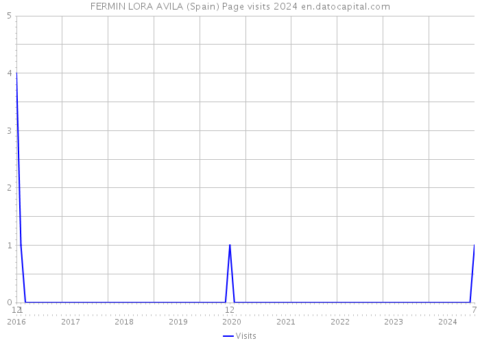 FERMIN LORA AVILA (Spain) Page visits 2024 