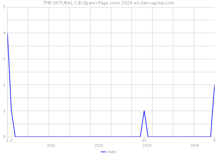 THE NATURAL C.B (Spain) Page visits 2024 