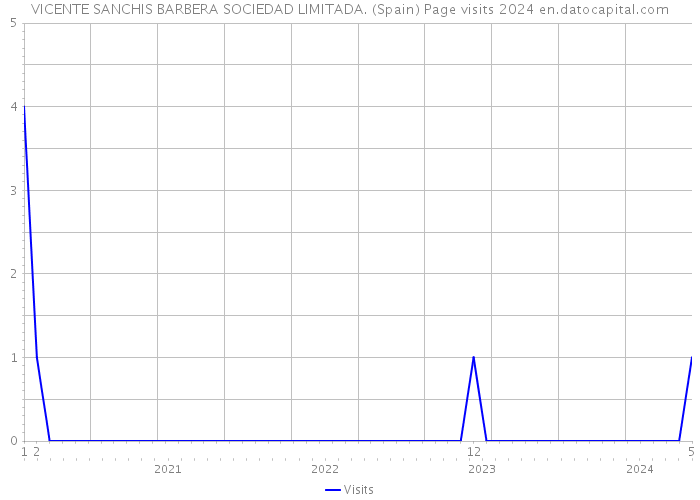 VICENTE SANCHIS BARBERA SOCIEDAD LIMITADA. (Spain) Page visits 2024 