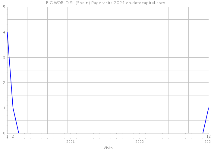 BIG WORLD SL (Spain) Page visits 2024 