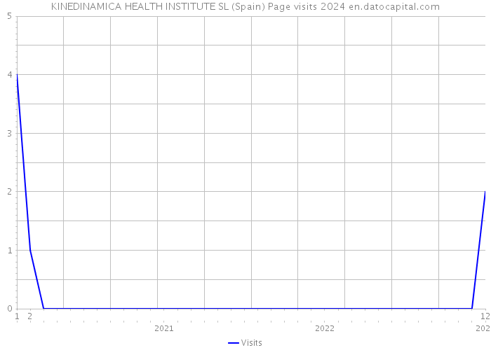 KINEDINAMICA HEALTH INSTITUTE SL (Spain) Page visits 2024 