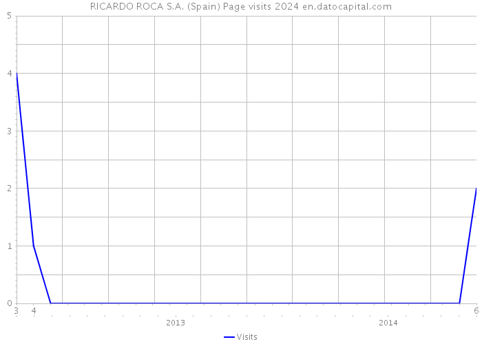RICARDO ROCA S.A. (Spain) Page visits 2024 
