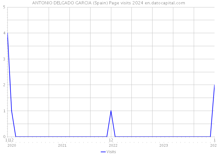 ANTONIO DELGADO GARCIA (Spain) Page visits 2024 