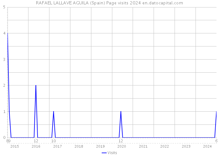 RAFAEL LALLAVE AGUILA (Spain) Page visits 2024 