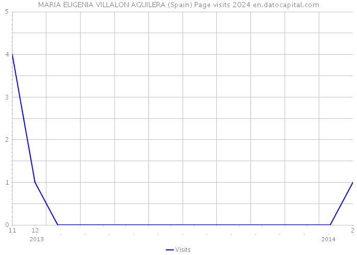 MARIA EUGENIA VILLALON AGUILERA (Spain) Page visits 2024 