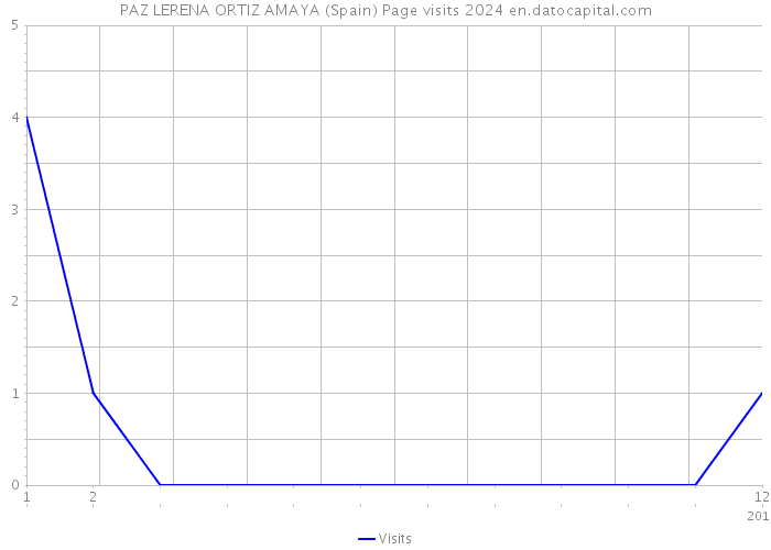 PAZ LERENA ORTIZ AMAYA (Spain) Page visits 2024 