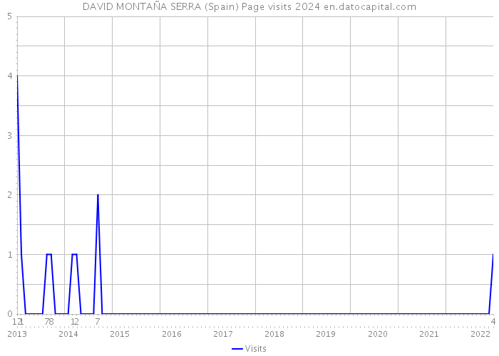 DAVID MONTAÑA SERRA (Spain) Page visits 2024 