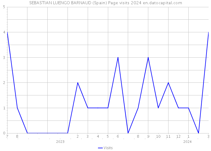 SEBASTIAN LUENGO BARNAUD (Spain) Page visits 2024 