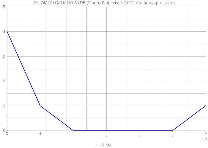 SALOMON GANADO AYDE (Spain) Page visits 2024 