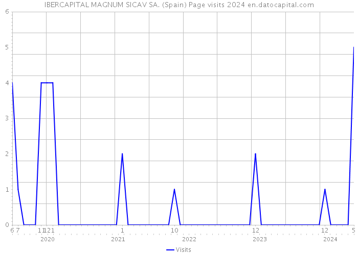 IBERCAPITAL MAGNUM SICAV SA. (Spain) Page visits 2024 