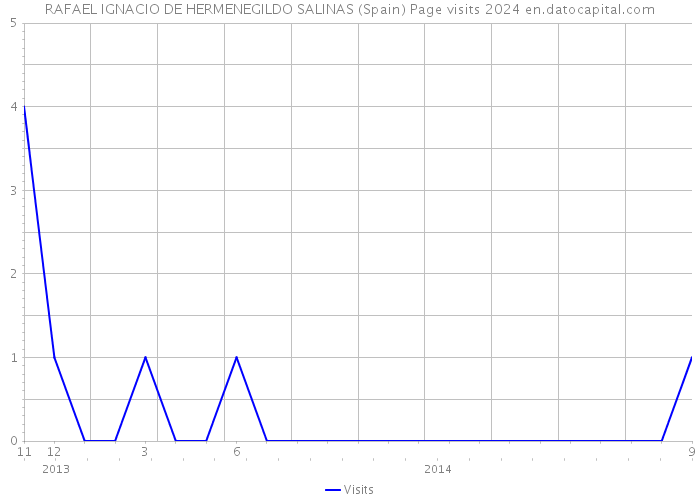 RAFAEL IGNACIO DE HERMENEGILDO SALINAS (Spain) Page visits 2024 