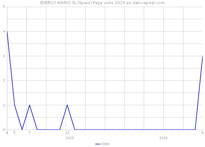 ENERGY MARIO SL (Spain) Page visits 2024 