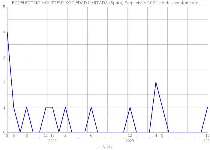 ECOELECTRIC MONTSENY SOCIEDAD LIMITADA (Spain) Page visits 2024 